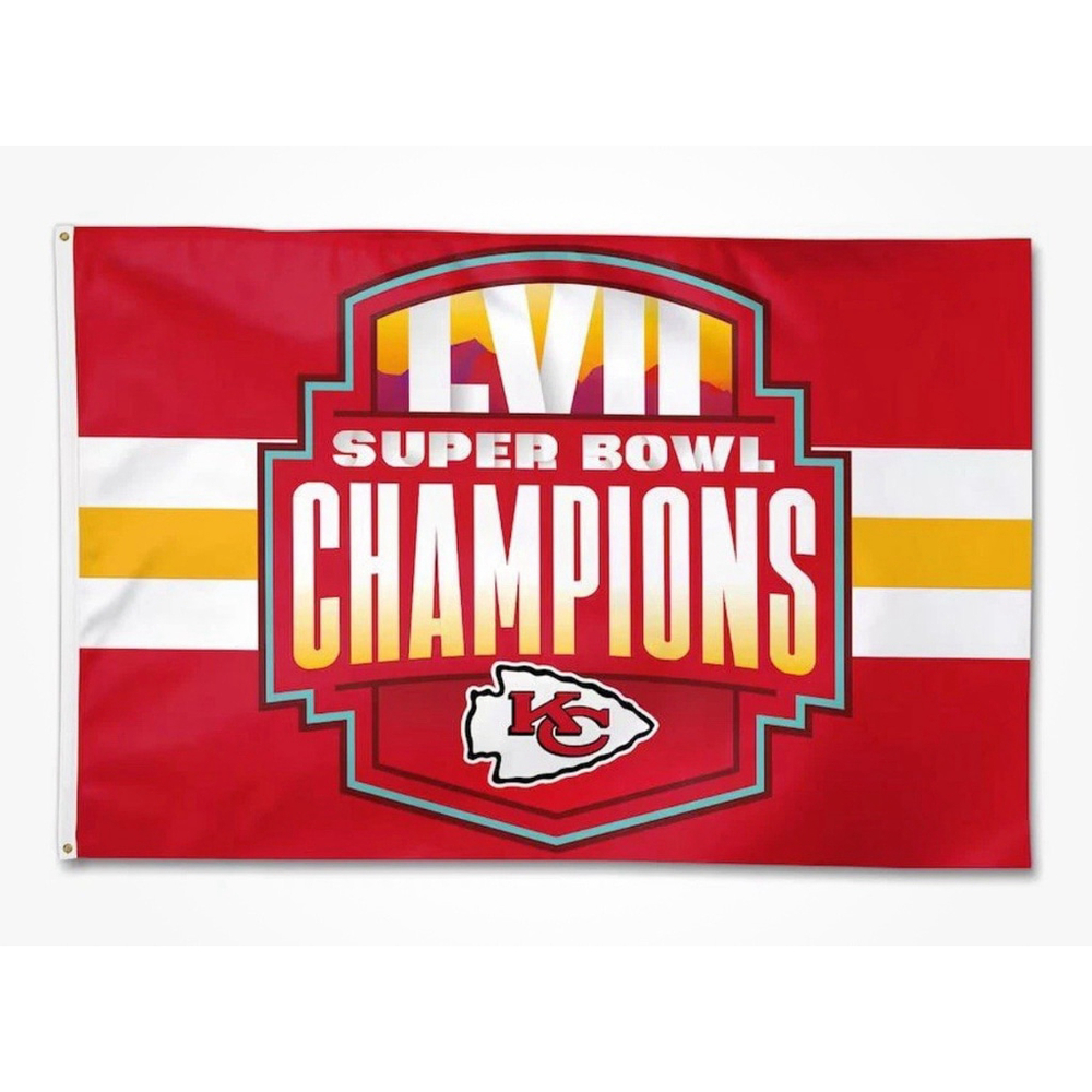 Kansas City Chiefs Super Bowl LVII Flag 20 in x 30 in